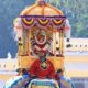 ಮೈಸೂರು ದಸರಾ ಜಂಬೂಸವಾರಿಗೆ ಚಾಲನೆ &ndash; ಚಿನ್ನದ ಅಂಬಾರಿ ಹೊತ್ತು ರಾಜಗಾಂಭೀರ್ಯದಿಂದ ಸಾಗಿದ ಅಭಿಮನ್ಯು