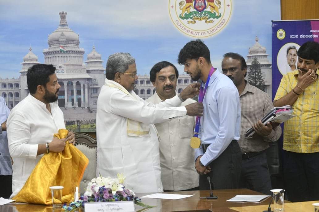 ಕ್ರೀಡಾಪಟುಗಳಿಗೆ ಎಲ್ಲಾ ಇಲಾಖೆಗಳ ಸರ್ಕಾರಿ ಉದ್ಯೋಗದಲ್ಲಿ ಮೀಸಲಾತಿ ಸಿಎಂ ಸಿದ್ದರಾಮಯ್ಯ ಭರವಸೆ