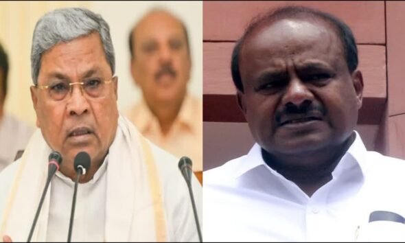 Siddaramaiah and HD Kumaraswamy amid Karnataka sting operation controversy