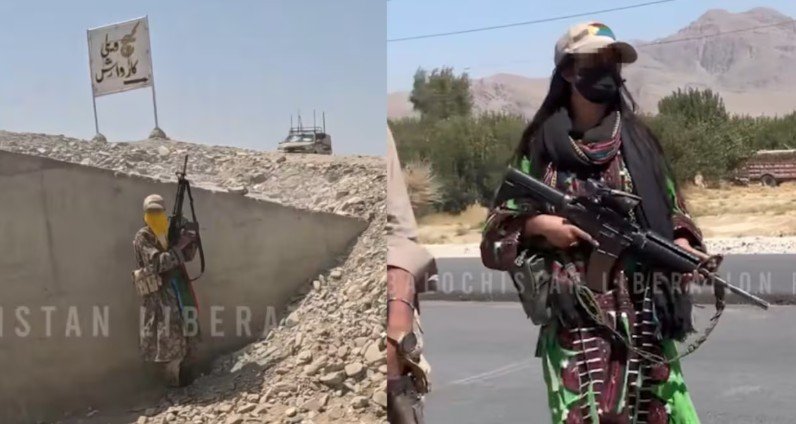 Baloch women KAAD fighters in Balochistan conflict