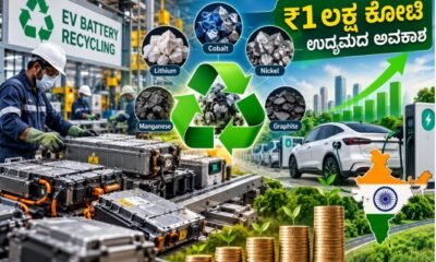 EV battery recycling in India