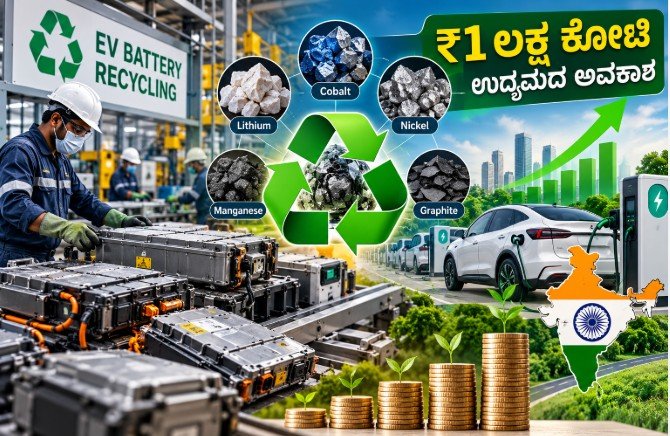 EV battery recycling in India