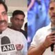 Rahul Gandhi and DK Shivakumar during INDIA bloc protest in Delhi as Ravi Kishan criticises viral video