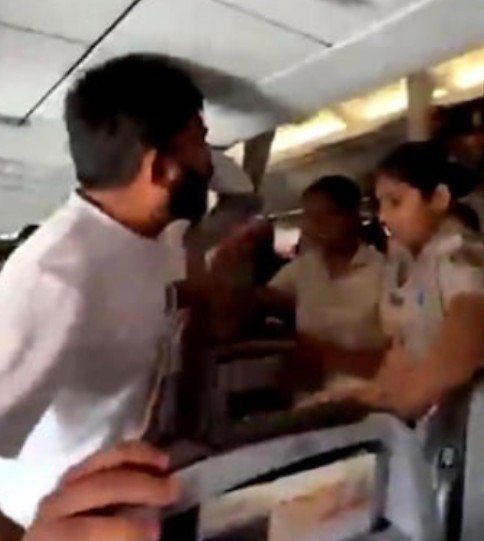 CJP leaders detained by Delhi Police inside Air India flight