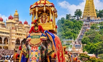 Mysuru Dasara inauguration and Chamundi Hills temple in Mysuru