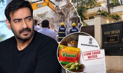 Ajay Devgn and his Juhu bungalow amid reports of BMC action over alleged unauthorised construction