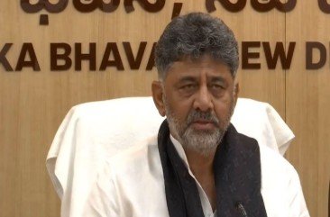 Karnataka Deputy Chief Minister DK Shivakumar speaking about democracy and voter rights