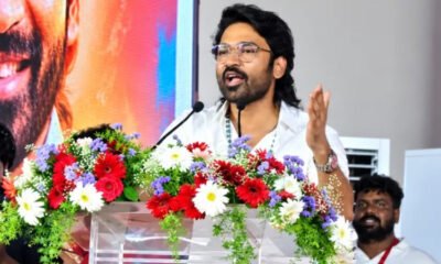 Tamil actor Dhanush meeting women members of Dhanush Narpani Iyakkam in Chennai