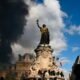 Violent protests and looting in France over rising living costs, with police confronting demonstrators in Paris.