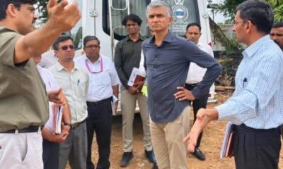 Krishna Byre Gowda inspects Bengaluru Metro construction and road conditions