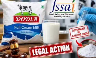 Dodla Dairy full cream milk and FSSAI food safety investigation