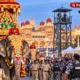 Police personnel, CCTV cameras and security arrangements for the Mysuru Dasara Jamboo Savari procession.
