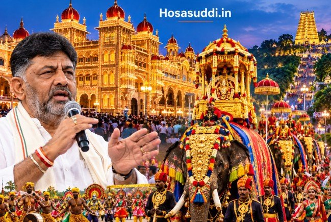 CM DK Shivakumar invites people to Mysuru Dasara celebrations