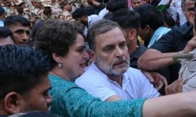 Rahul Gandhi and Priyanka Gandhi detained during INDIA bloc protest in New Delhi