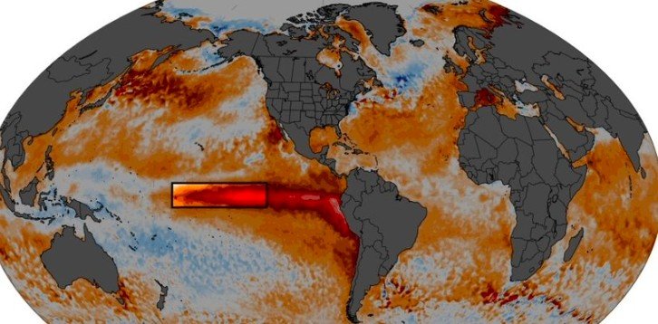 Super El Nino 2026 global weather warning and Pacific Ocean warming