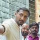 Ajinkya Shinde leading the Cockroach Janta Party protest in Delhi after Abhijeet Dipke was detained
