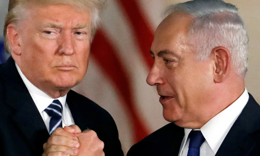 Donald Trump supporting Benjamin Netanyahu ahead of the Israel election