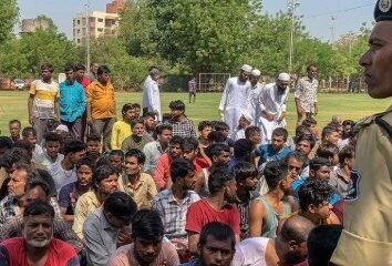 Bangladeshi nationals identified during an immigration survey in Kashmir