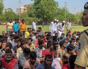 Bangladeshi nationals identified during an immigration survey in Kashmir