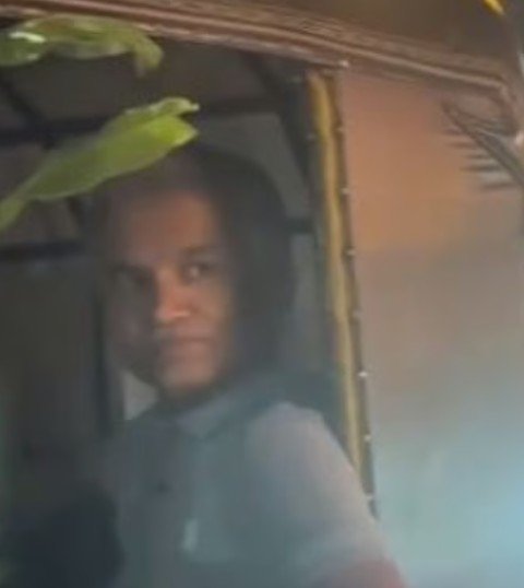 Karnataka Minister Krishna Byre Gowda travelling by auto-rickshaw to view Mysuru Dasara decorations.