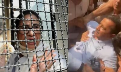 Mamata Banerjee and opposition leaders detained during a protest against Chief Election Commissioner Gyanesh Kumar in Delhi
