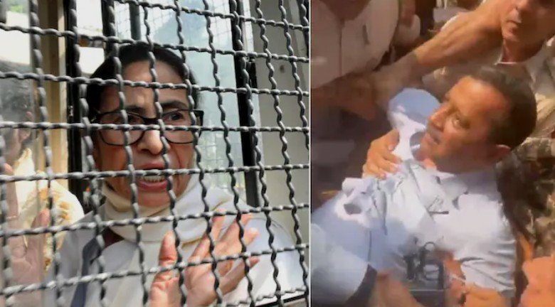 Mamata Banerjee and opposition leaders detained during a protest against Chief Election Commissioner Gyanesh Kumar in Delhi
