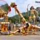 Broken Nandidhwaja pole near Chamundi Hill ahead of Mysuru Dasara inauguration