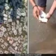 Voter ID cards recovered from the Narmada riverbank in Mandleshwar, Madhya Pradesh