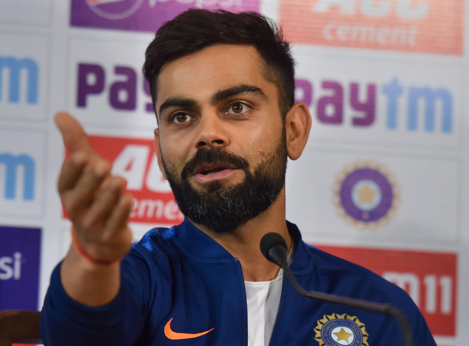 Virat Kohli in a news report about the Supreme Court's Delhi air pollution awareness suggestion
